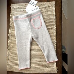 Zara Kids Knit Leggings 3-6 months